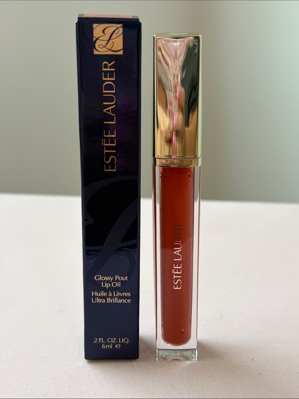 ESTEE LAUDER GLOSSY POUT LIP OIL - 03 ROSE WATER